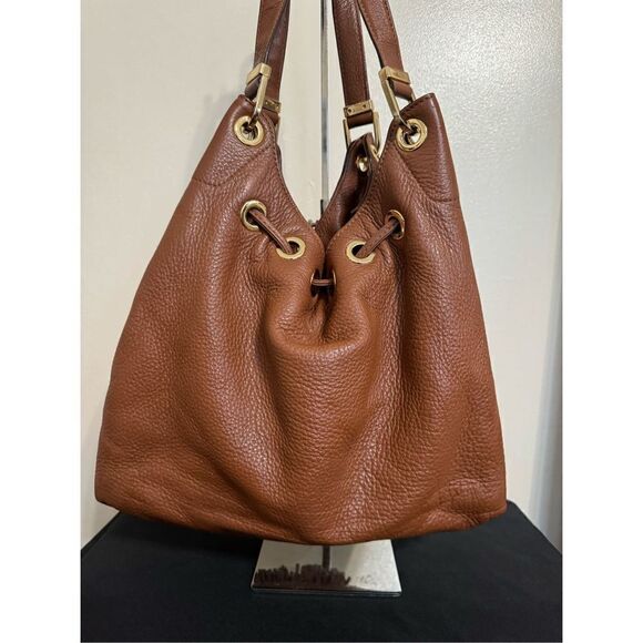 MICHAEL Michael Kors Camden Women's Brown Classic Tassel Satchel Bag - Picture 4 of 15